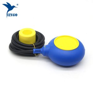 Regulátor úrovne MAC 3 v plavákovom spínači žltého a modrého farebného kábla